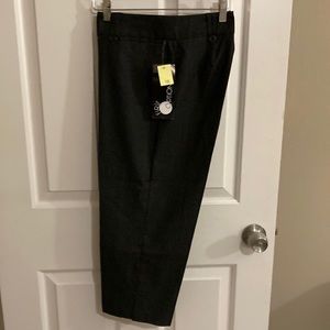 First Option Capri black pants size 12 new with tags